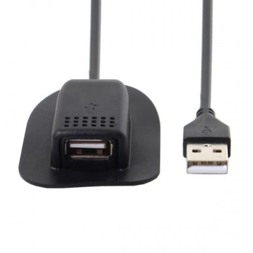 SYSTEM-S USB 2.0 Kabel für Rucksäcke mit Ladeanschluss in Schwarz