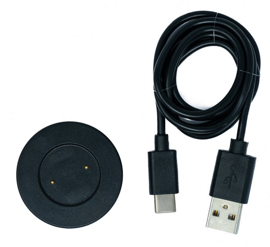 SYSTEM-S USB 2.0 cable 75 cm black charging station for Huawei Honor Watch GS PRO Smartwatch 