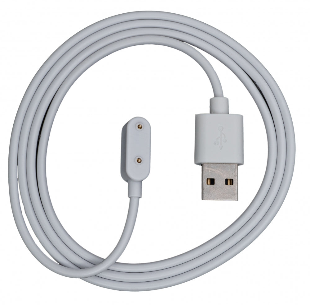 SYSTEM-S USB 2.0 cable in white charging cable for Huawei Watch Fit Smartwatch 