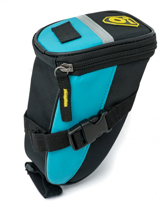 SYSTEM-S bicycle saddle bag holder attachment waterproof in light blue