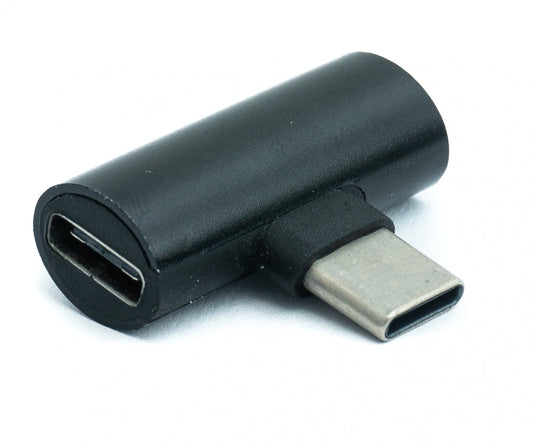 SYSTEM-S USB 3.1 Y Adapter Type C male to 2x Type C female - Audio + Charging at the same time