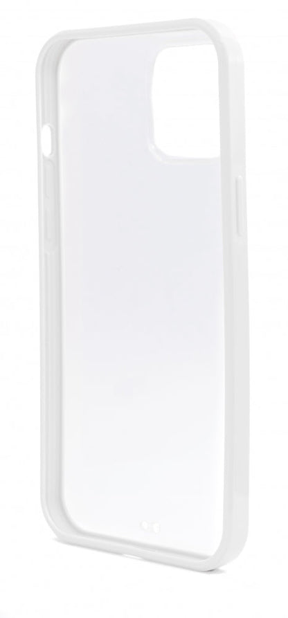 SYSTEM-S Schutzhülle aus Silikon in Weiß Transparent Hülle kompatibel mit iPhone 12 Pro Max