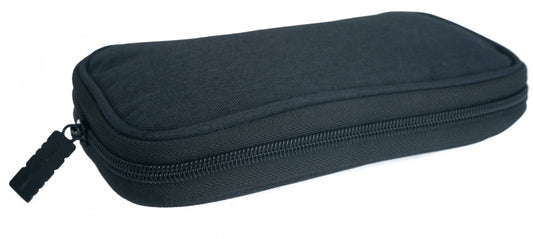 SYSTEM-S Schutztasche gepolstert Spritzwasser geschützt Tasche Case Schwarz für Powerbank Kopfhörer