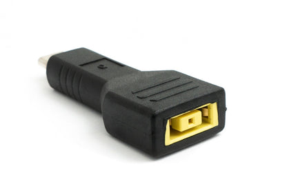 SYSTEM-S USB 3.1 Adapter Typ C Stecker zu Rectangle 11,0 x 4,5 mm Stecker Kabel Schwarz