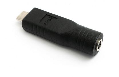SYSTEM-S USB 3.1 Adapter Typ C Stecker zu DC 20 V 4,5 x 0,6 mm Stecker Kabel in Schwarz