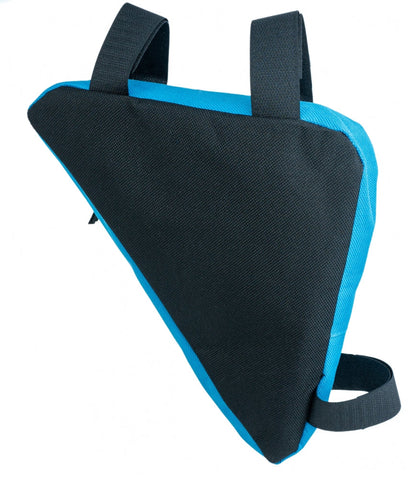 SYSTEM-S Fahrrad Tasche Befestigung in Schwarz Blau für Lampe Fahrradpumpe