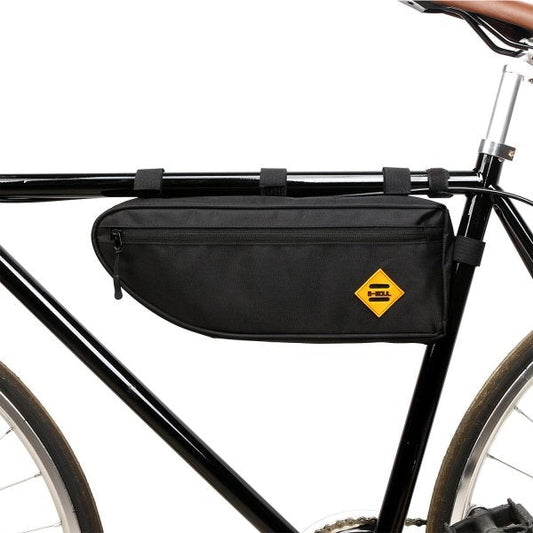 SYSTEM-S bicycle bag attachment in black waterproof for lamp bicycle pump 