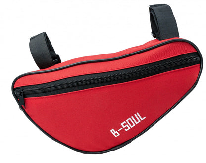Bicycle bag waterproof triangle bag frame bag triangle bag red