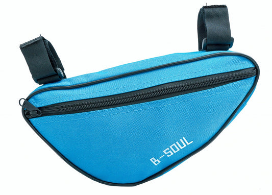 SYSTEM-S Fahrrad Tasche wasserfest Dreiecktasche Rahmentasche Triangeltasche Blau