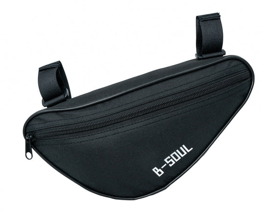 SYSTEM-S Fahrrad Tasche wasserfest Dreiecktasche Rahmentasche Triangeltasche Schwarz