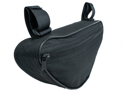 SYSTEM-S Fahrrad Tasche wasserfest Dreiecktasche Rahmentasche Triangeltasche Schwarz