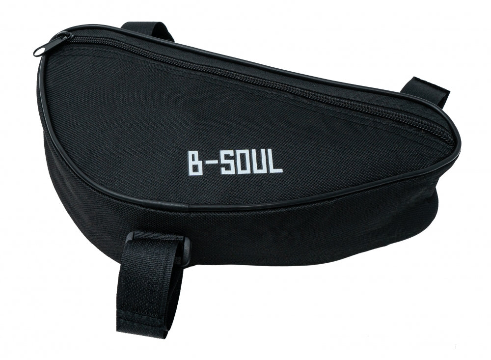 SYSTEM-S Fahrrad Tasche wasserfest Dreiecktasche Rahmentasche Triangeltasche Schwarz