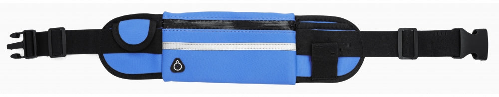 SYSTEM-S Tasche Gürteltasche Bauchtasche mit Flaschenhalter in Hellblau