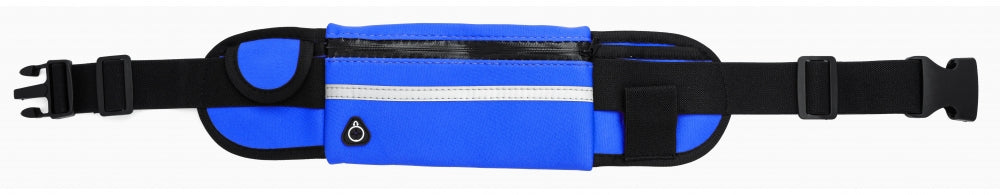 SYSTEM-S Tasche Gürteltasche Bauchtasche mit Flaschenhalter in Dunkelblau