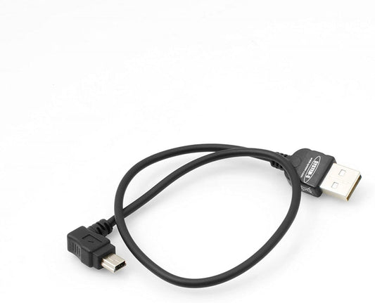 System-S Mini USB Kabel 90 Grad gewinkelt Winkelstecker Datenkabel Ladekabel 30 cm