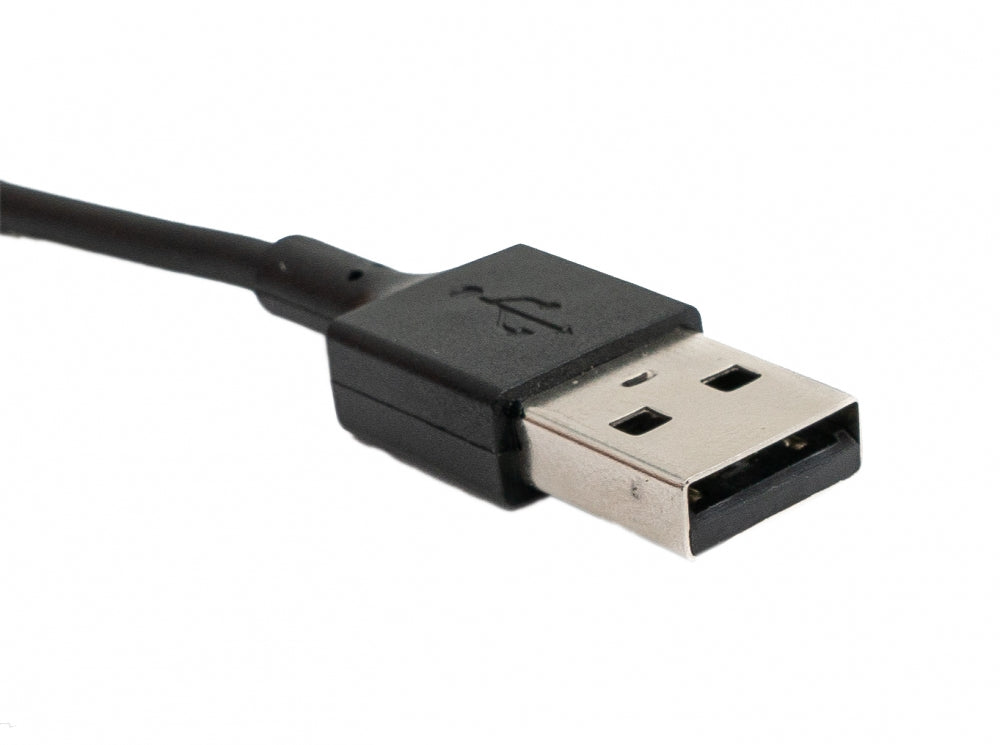 SYSTEM-S USB 2.0 Kabel 100 cm Ladestation für Zepp Z Smartwatch in Schwarz