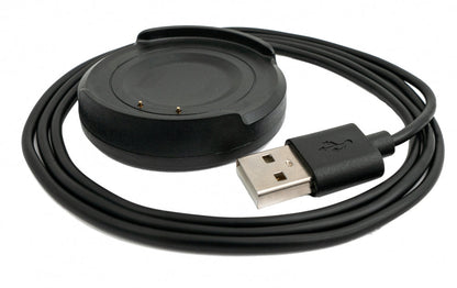 SYSTEM-S USB 2.0 Kabel 100 cm Ladestation für Vivo Watch Smartwatch 46 mm in Schwarz