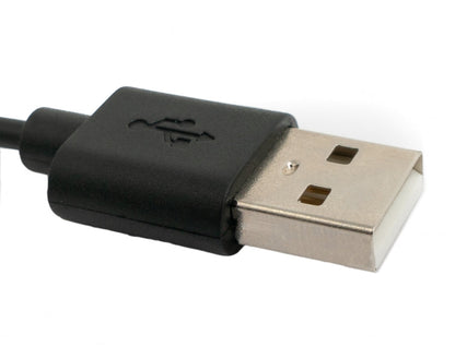 SYSTEM-S USB 2.0 Kabel 100 cm Ladestation für Vivo Watch Smartwatch 46 mm in Schwarz