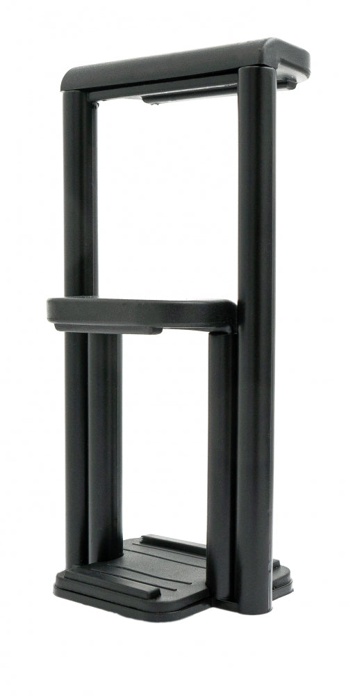 SYSTEM-S Smartphone Tablet Mount in Black for Camera Tripod Stick