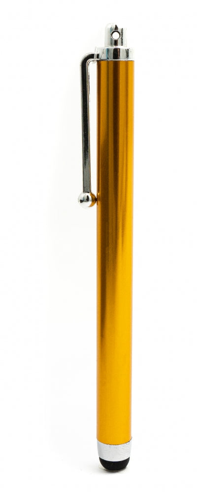 SYSTEM-S Touchpen Stylus aus Aluminium in Orange für Tablet Smartphone Laptop