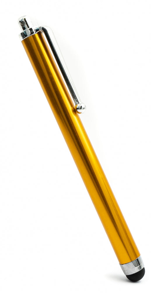 SYSTEM-S Touchpen Stylus aus Aluminium in Orange für Tablet Smartphone Laptop