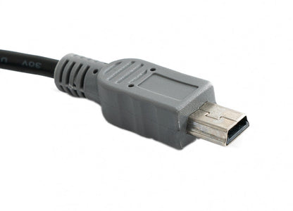 SYSTEM-S USB 3.1 cable 50 cm Type C plug to 2.0 mini plug black