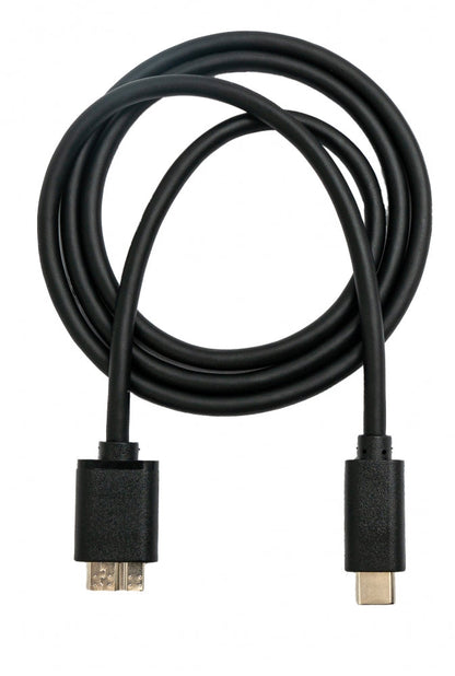 SYSTEM-S USB 3.0 cable 30 cm Type A female to female screw in blue
