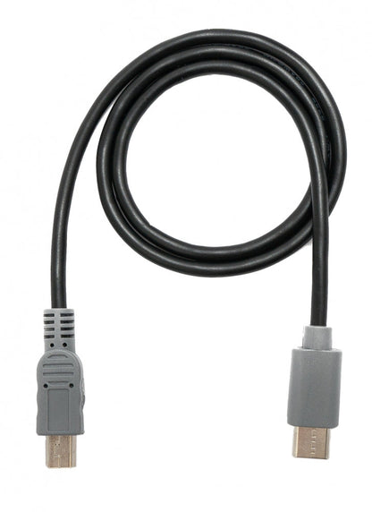 SYSTEM-S USB 3.1 Kabel 50 cm Typ C Stecker zu 2.0 Micro B Stecker OTG in Schwarz