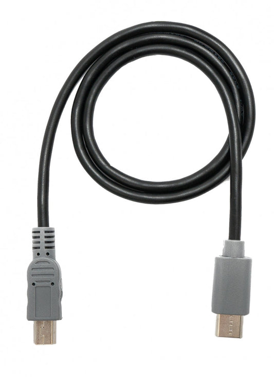 SYSTEM-S USB 3.1 Kabel 50 cm Typ C Stecker zu 2.0 Micro B Stecker OTG in Schwarz