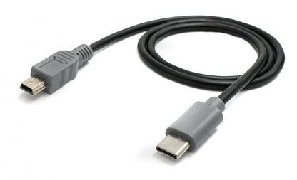 SYSTEM-S USB 3.1 Kabel 50 cm Typ C Stecker zu 2.0 Micro B Stecker OTG in Schwarz