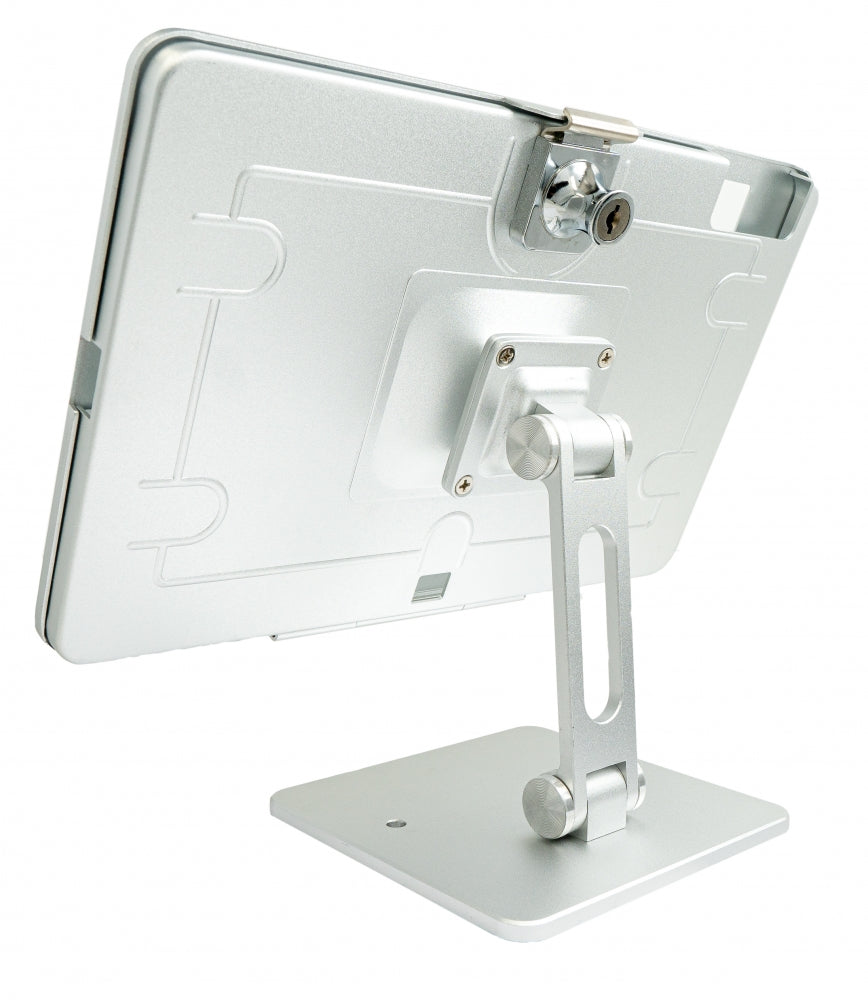 SYSTEM-S Tischständer Halterung abschließbar für iPad Pro 10.5" 2017 iPad Pro 10.5" (2017) iPad Air 3 (2019) in Grau