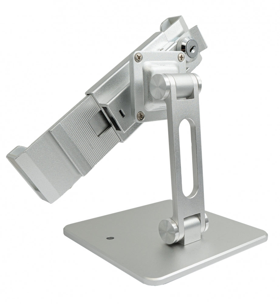 SYSTEM-S table stand holder lockable for 10" tablets in grey