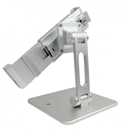 SYSTEM-S table stand holder lockable for 10" tablets in grey