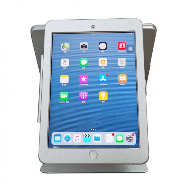 SYSTEM-S Tischständer Dual 360° Halterung abschließbar für iPad Mini 6 (2021) in Grau