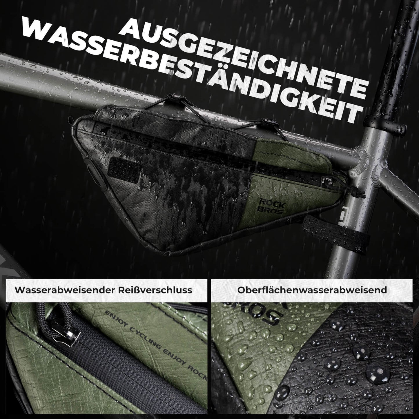 2-in-1 Rahmentasche Wasserabweisend mit Schultergurt 0.7L