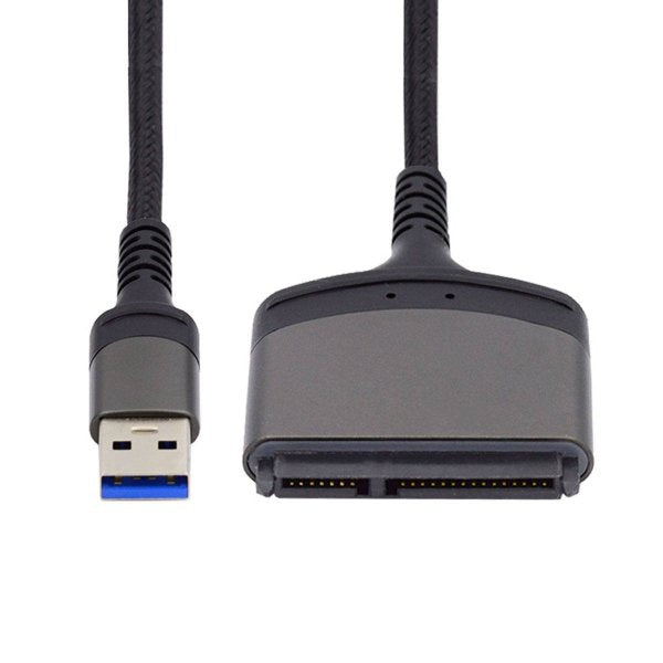 SYSTEM-S SATA Kabel 15 cm 22Pin Buchse zu USB 3.0 Typ A Stecker Adapter für Festplatte