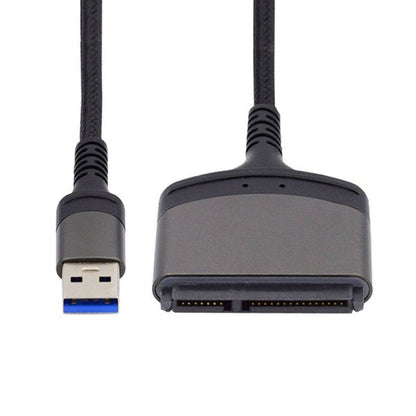 SYSTEM-S SATA Kabel 15 cm 22Pin Buchse zu USB 3.0 Typ A Stecker Adapter für Festplatte