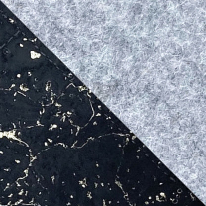 Umhängetasche für iPhone 15 Plus | aus Filz und Bio-Baumwolle | hellgrau - schwarz | Modell KEDJA deluxe