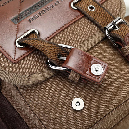 SYSTEM-S Universal Tasche Unterarm Tasche Umhängetasche Schultertasche mit 7 Fächern in Braun