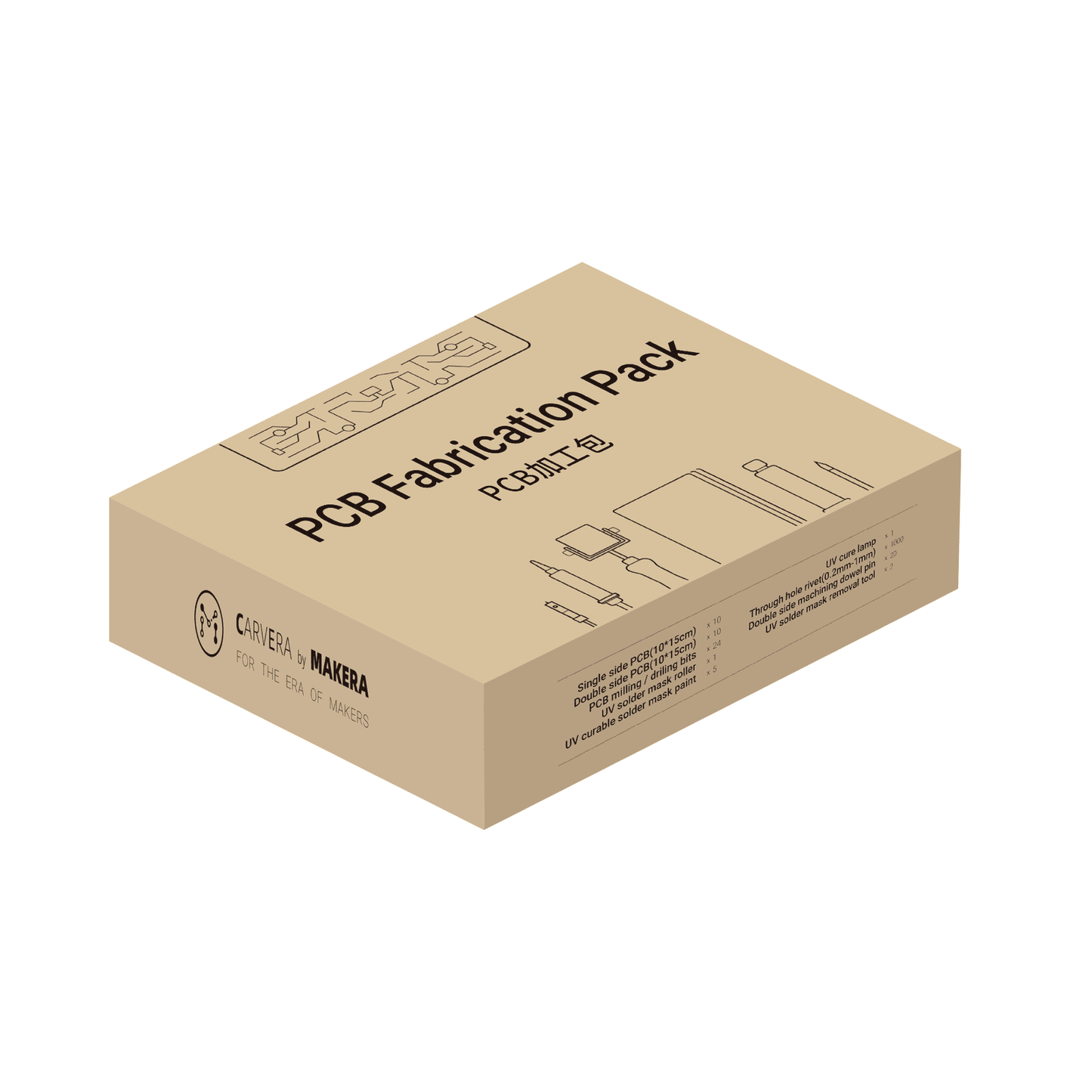 Carvera PCB manufacturing package