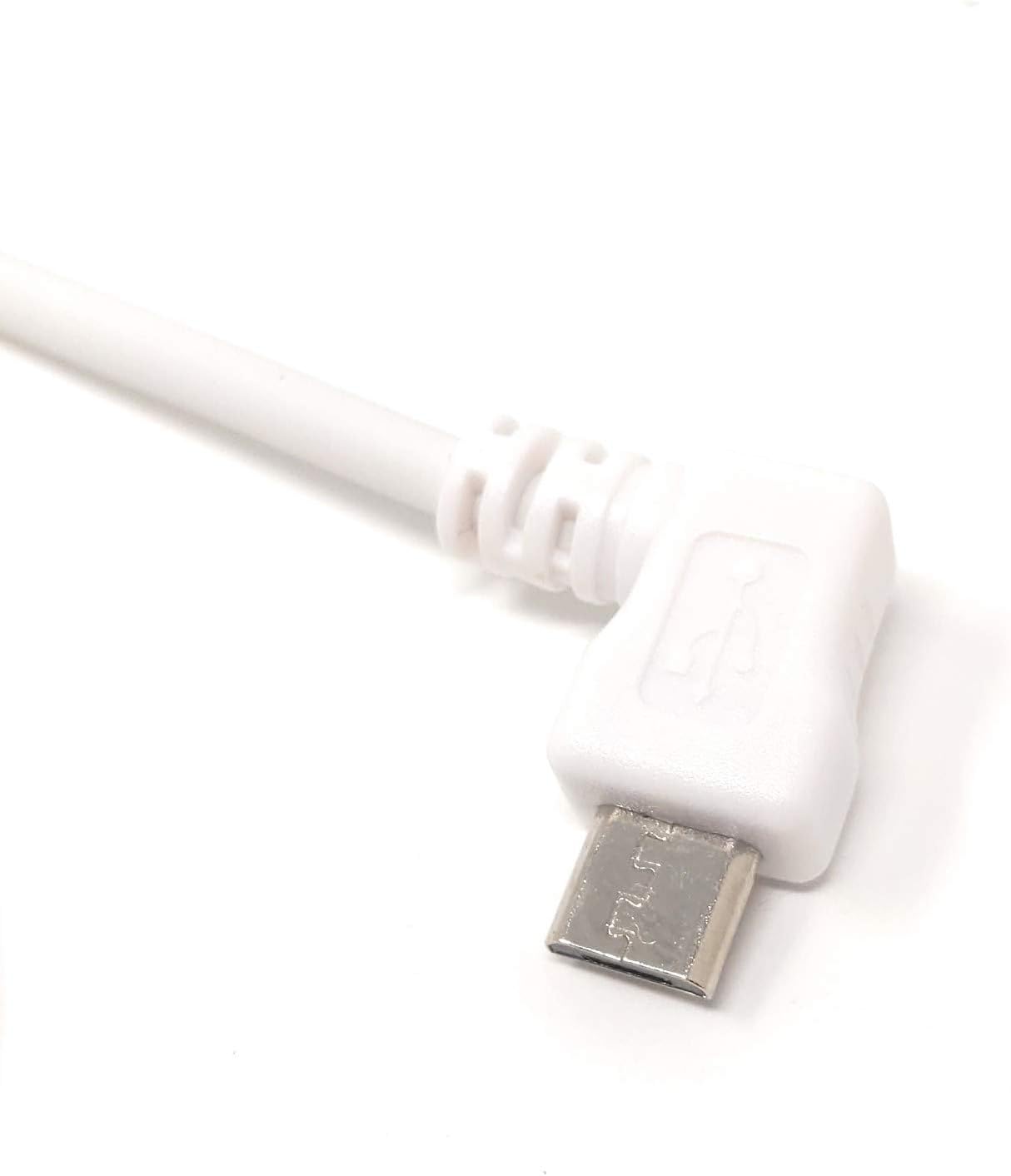 System-S USB A Stecker zu USB 2.0 Micro B Stecker Links Gewinkelt 100 cm