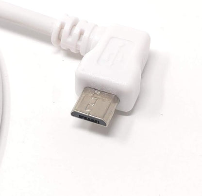 System-S USB A Stecker zu USB 2.0 Micro B Stecker Kabel Links Gewinkelt 30 cm
