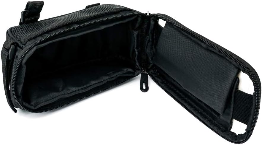 SYSTEM-S Fahrrad Tasche Halterung in Schwarz Befestigung für Smartphone