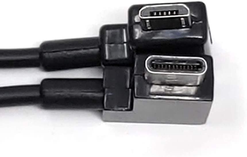 Micro USB to 3.1 Type C angled cable 30cm for Bosch Intuvia eBike 