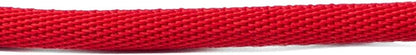 SYSTEM-S USB 2.0 Kabel 100 cm Micro Stecker zu 2.0 A Stecker Winkel geflochten in Rot