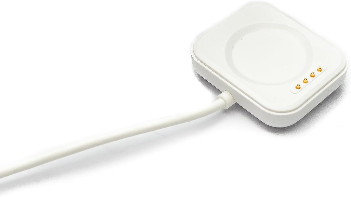 SYSTEM-S USB 2.0 cable 100 cm charging cable for Oppo Band 3 Pro 3 2 Smartwatch in white 