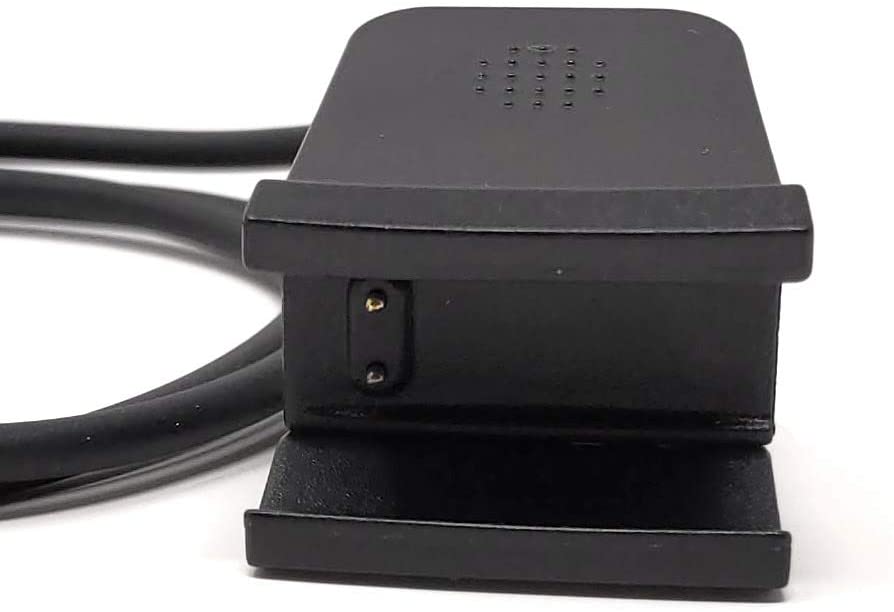 System-S USB Ladekabel für Fitbit Alta HR V2 65763028, schwarz, 53 cm