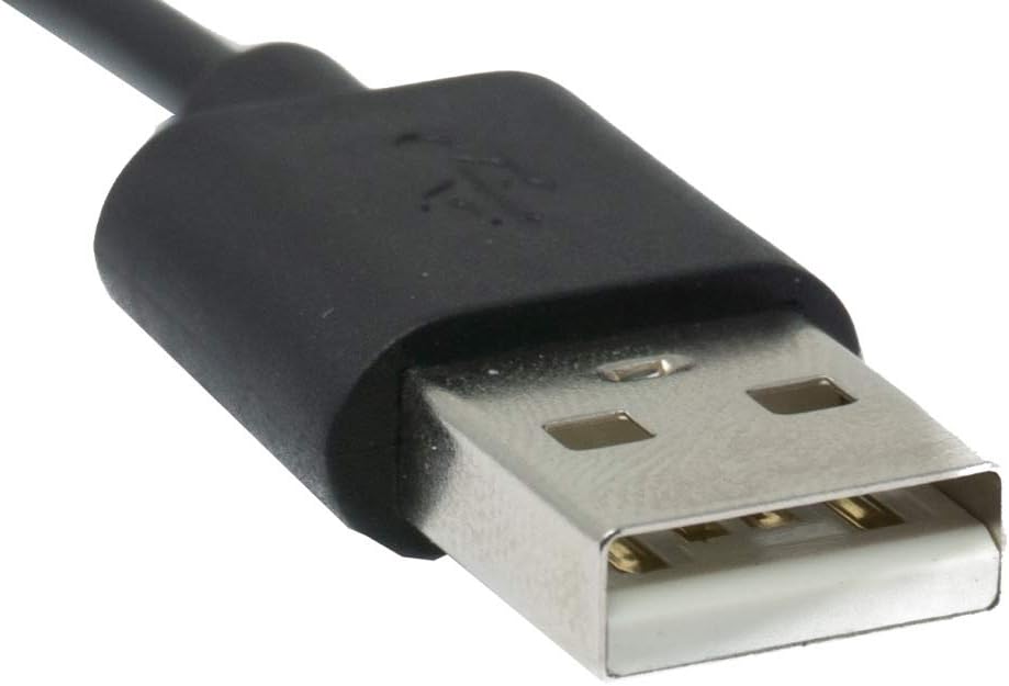 SYSTEM-S USB 2.0 Kabel 90 cm Schwarz Ladestation für Huawei Honor Watch GS PRO Smartwatch