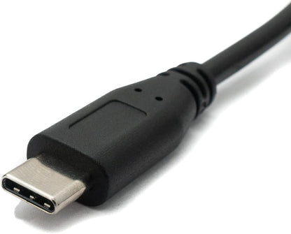System-S USB 3.1 Kabel 120 cm Stecker zu 2.0 Mini B Buchse Spirale in Schwarz