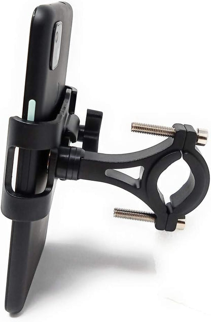 SYSTEM-S Fahrrad Halterung aus Metall in Schwarz Befestigung für Smartphone